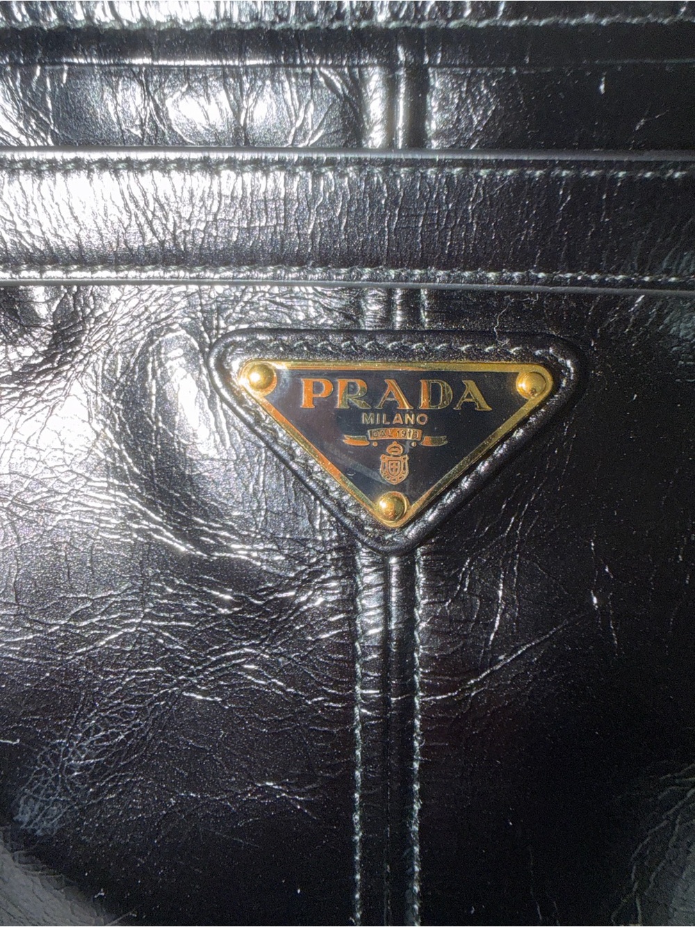 Prada Bonnie in large NEW w GHW - Picture 13 of 16